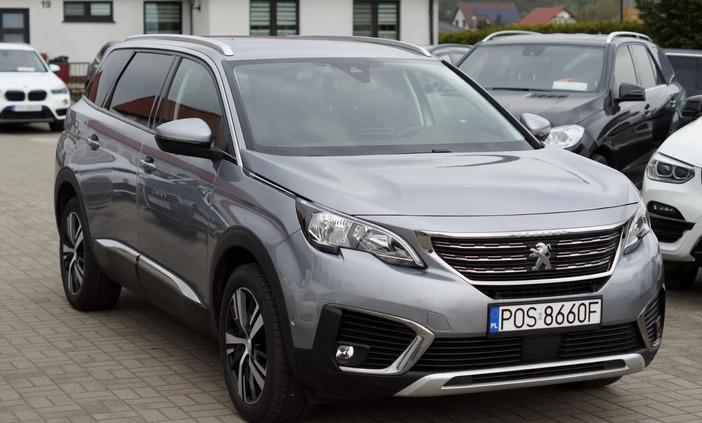 Peugeot 5008 cena 94900 przebieg: 121959, rok produkcji 2019 z Biała Piska małe 704